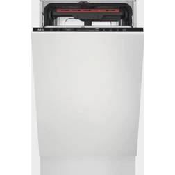 AEG FSE73507P Edelstahl, Integriert, Weiß