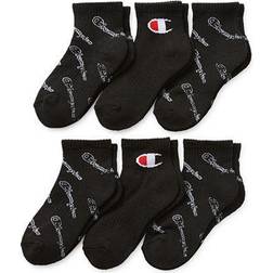 Champion Big Boys Quarter Socks 6 Pcs