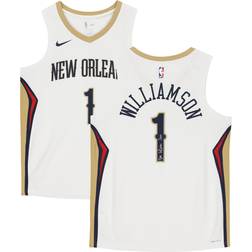 Fanatics New Orleans Pelicans Zion Williamson Autographed White Nike Swingman Jersey with Zanos Inscription