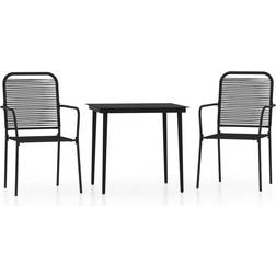 vidaXL 3099143 Essgruppe, 1 Tisch einschl. 2 Stühle