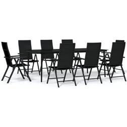 vidaXL 3099112 Matgrupp, 1 Bord inkl. 8 Stolar