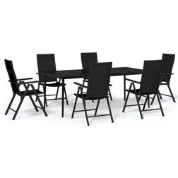 vidaXL 3099111 Essgruppe, 1 Tisch einschl. 6 Stühle