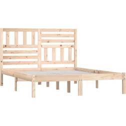 vidaXL Solid Pine 100cm Sengeramme 120x190cm