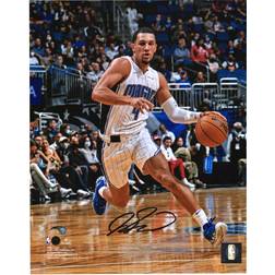 Fanatics Orlando Magic Jalen Suggs Autographed White Jersey Dribbling Photograph