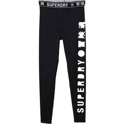 Superdry Training Elastic Leggings - Black