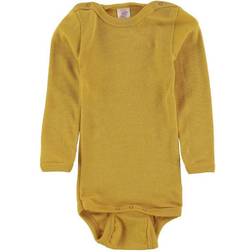 ENGEL Natur Long Sleeved Baby Bodysuit - Saffron (709030-18)