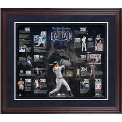 Fanatics New York Yankees Derek Jeter Framed 20'' x 24'' Career Timeline Collage with a Capsule of Game-Used Dirt - Version 3 - Limited Edition of 500