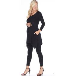 White Mark Maternity Kayla Tunic Top