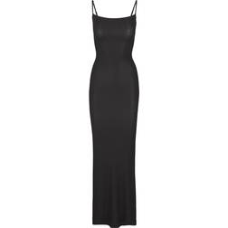 SKIMS Soft Lounge Long Slip Dress - Onyx