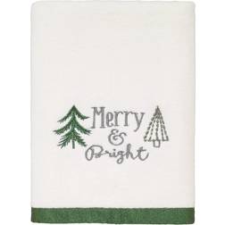 Avanti Christmas Tree Guest Towel White, Green (71.1x40.6cm)
