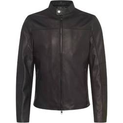 Michael Kors Leather Racer Jacket