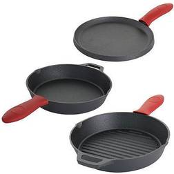 MegaChef Pre-Seasoned Cookware Set 3 Parts