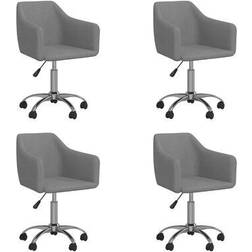 vidaXL Swivel Kitchen Chair 83cm 4pcs