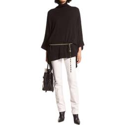 Michael Kors Wool Blend Turtleneck Poncho