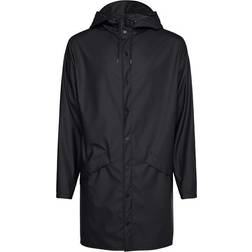 Rains Long Jacket Unisex - Black