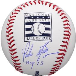 Fanatics Boston Red Sox Pedro Martinez Autographed Hall of Fame Logo Baseball with HOF 15 Inscription