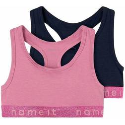 Name It Short Top without Sleeves 2-pack - Heather Rose