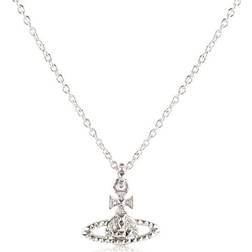 Vivienne Westwood Mayfair Bas Relief Pendant Necklace - Silver/Transparent