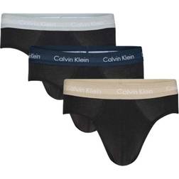 Calvin Klein Cotton Stretch Briefs 3-pack - Black