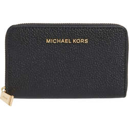 Michael Kors Small Pebbled Leather Wallet - Black