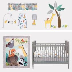 Lambs & Ivy Mighty Jungle Crib Bedding Set 3-Pack