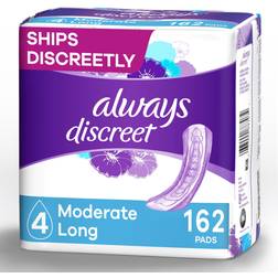 Always Discreet Moderate Long Pads 162-pack