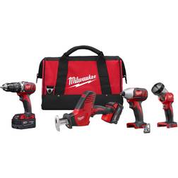 Milwaukee M18 2695-24 4-Tool Combo Kit (2x3.0Ah)