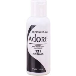 Adore Creative Image Semi-Permanent Hair Color #121 Jet Black 2-pack