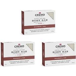 Cremo Exfoliating Body Bars Bourbon & Oak 3-pack 3-pack