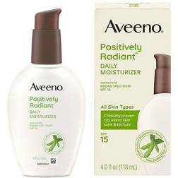 Aveeno Positively Radiant Face Moisturizer SPF15 118ml