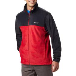 Columbia Men's Steens Mountain 2.0 Full Zip Fleece Jacket - Black/Mountain Red