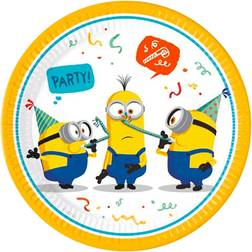 Procos 8 Assiettes Minions Party