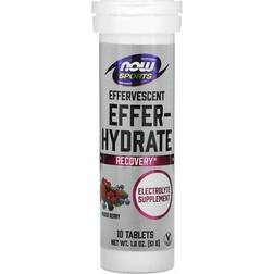 Now Foods EFFER-HYDRATE TABLETS 10 stk-Mixed Berry