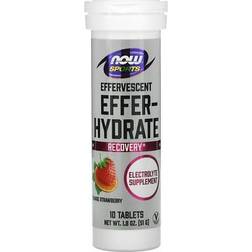 Now Foods EFFER-HYDRATE TABLETS 10 stk-Orange Strawberry