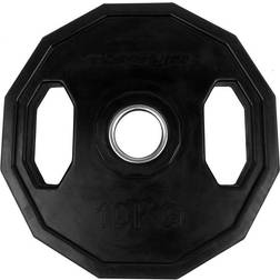 Tunturi Olympic Rubber Plate 10.0kg. Single nero nero nero