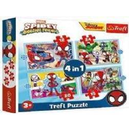 Trefl 4 in 1 Puzzle Marvel Spidey