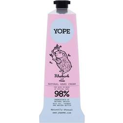 Yope Botanical Hand Cream Rhubarb and Rose