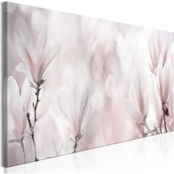 Canvas Misty Flowers Narrow 120x40 Billede