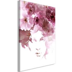 Canvas Flowery Look Vertical 40x60 Billede