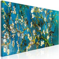 Canvas Blooming Almond Narrow 120x40 Billede