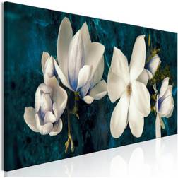 Canvas Avant-Garde Magnolia Narrow Turquoise 135x45 Tavla