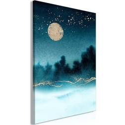 Canvas Hazy Moon Vertical 80x120 Billede