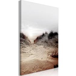 Canvas Way Through the Dunes Vertical 40x60 Billede