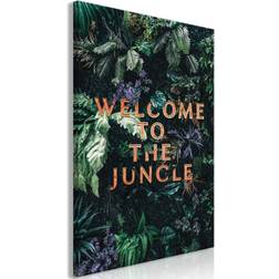 Canvas Welcome to the Jungle Vertical 60x90 Billede