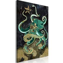 Canvas Marble Octopus Vertical 80x120 Tavla