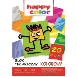 Happy Color Technical block A4 20k colored 170g