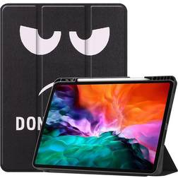 MTK iPad Pro 12.9" 2021 Slim fit tri-fold fodral Don't Touch