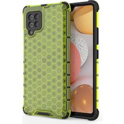 Honeycomb Armor Bumper Skal Galaxy A42 5g Grön