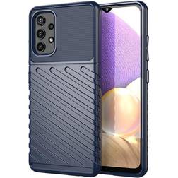 Hurtel Thunder Case Flexible Armored Case For Samsung Galaxy A72 4G Blue