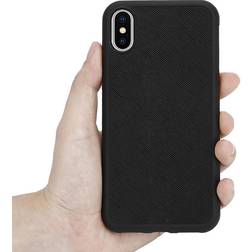 CoveredGear Saffiano skal till iPhone X/XS Svart